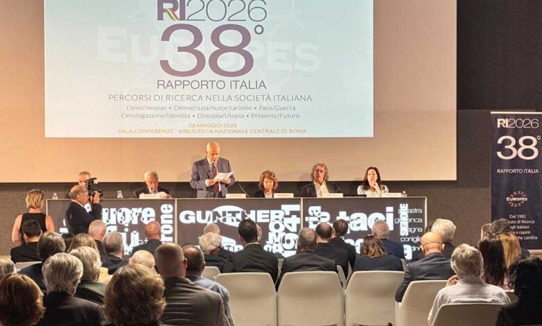 EURISPES - 38° RAPPORTO ITALIA 2026