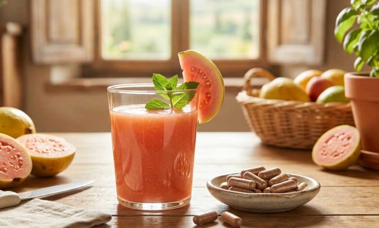 Il succo di guava potrebbe migliorare l'efficacia degli integratori di ferro.