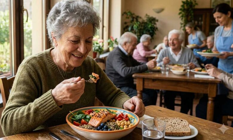 Assicurare un’alimentazione salutare per chi invecchia