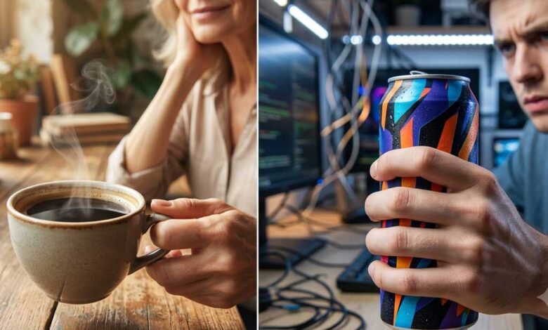 Il caffè potrebbe proteggere il cuore, ma le bevande energetiche potrebbero danneggiarlo