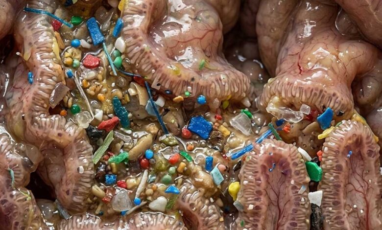 Microplastiche e nanoplastiche nell'intestino umano - una revisione delle implicazioni per la salute