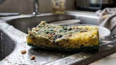 Pericolosità delle spugne da cucina, possibile ricettacolo di germi