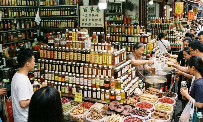 Aumento esponenziale delle bevande a base di erbe e piante officinali in Cina