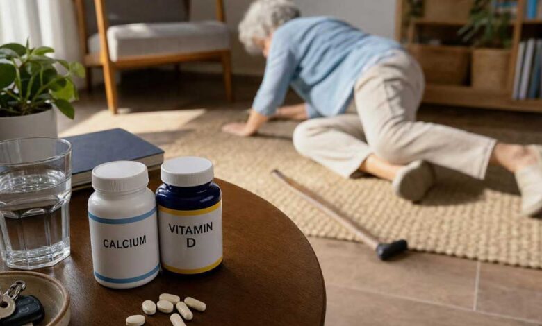 Gli integratori di calcio e vitamina D potrebbero offrire una protezione contro fratture e cadute molto inferiore alle aspettative.