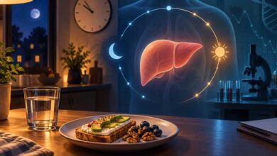 Mangiare a tarda notte sembra associato ad un rischio aumentato di malattie del fegato